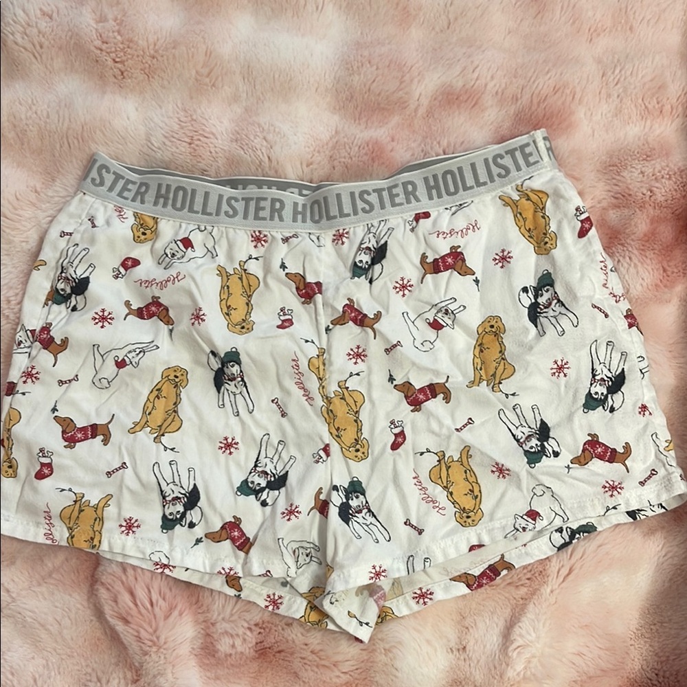 Pajama Shorts (Christmas with dogs)